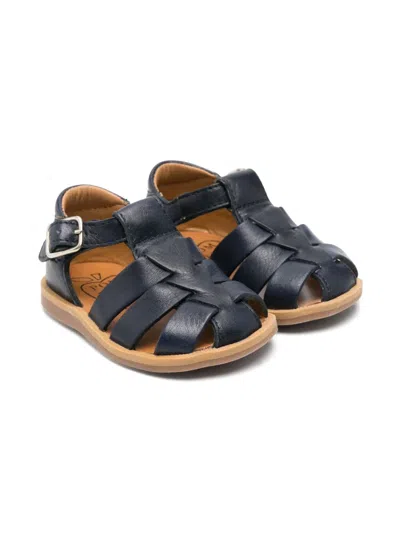 Pom D'api Babies' Closed Sandals In Black