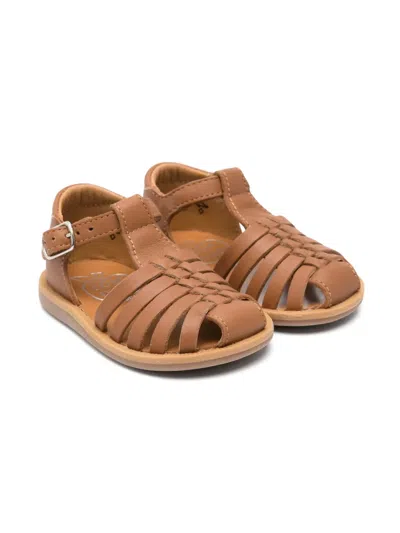 Pom D'api Babies' Closed Sandals In Brown