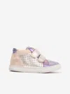 Pom D'api Girls Leather Mousse Easy Trainers In Multicoloured