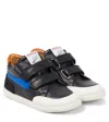 Pom D'api Mousse Backy Leather Sneakers In Black