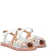 Pom D'api Plagate Leather Sandals In Multicoloured