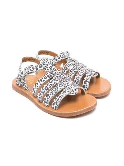 Pom D'api Kids' Plagate Strap Sandals