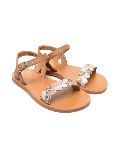 Pom D'api Kids' Plagette Ferns Sandals