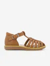 Pom D'api Camel Poppy Pitti Sandals In Brown