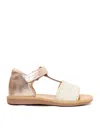 Pom D'api Poppy Tao Easy Sandals In Gold
