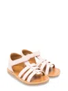 Pom D'api Poppystrap Nappa Poudre In Grey