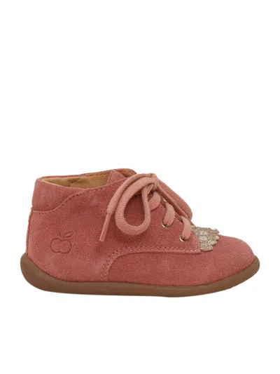 Pom D'api Kids' Stand-up New Mex Shoes In Pink