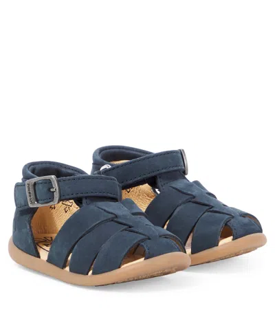 Pom D'api Babies' Stand-up Papy Leather Fisherman Sandals
