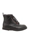 Pom D'api Roadster Ranger Leather Boots In Black