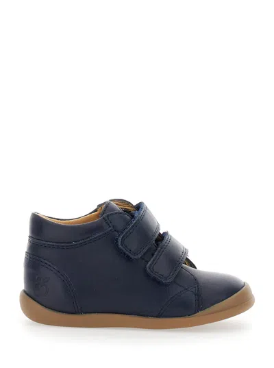 POM D'API BLUE SNEAKER WITH LOGO PRINTED ON THE TONGUE IN RUBBER BABY