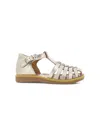 Pom D'api Caged Leather Sandals In Gold