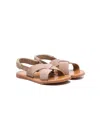 Pom D'api Crossover Strap Detail Sandals In Neutrals