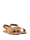 Pom D'api Cross-strap Sandals In Brown