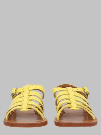 Pom D'api Plagette Strap Vernis In Yellow