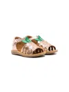 Pom D'api Metallic Open-toe Sandals In Pink
