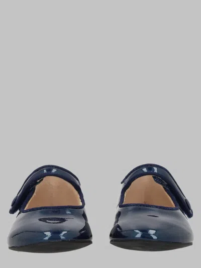 Pom D'api Mini Girl's Trendy Sandals In Blue