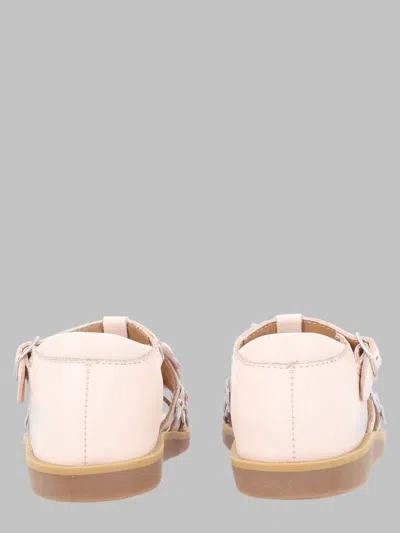 Pom D'api Mini Pop Paint Buckle Sandals For Girls In Pink