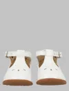 Pom D'api Mini Stand-up Sandals In Soft Leather In White