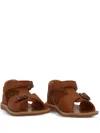 Pom D'api Open-toe Leather Sandals In Brown
