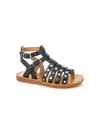Pom D'api Plagette Stud Sandal In Black