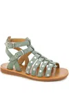 Pom D'api Open-toe Stud-embellished Sandals In Grey