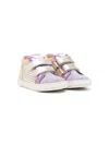 Pom D'api Panelled Touch-strap Sneakers In Pink
