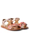 Pom D'api Plagette Multi Flo Leather Sandals In Multi