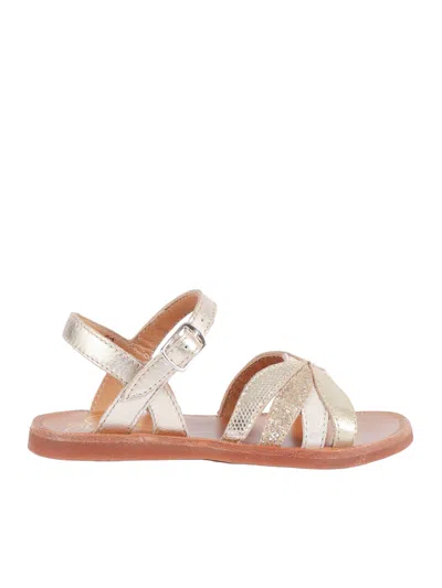 Pom D'api Plagette Oto In Gold