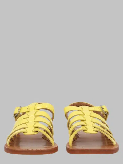 Pom D'api Plagette Strap Vernis In Yellow