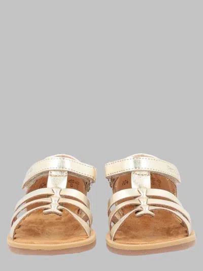 Pom D'api Poppy Air Pur Strap Crosta Pur In Gold