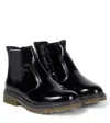 Pom D'api Chelsea Boots Sid Jodzip Aus Lackleder In Black