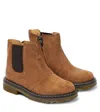 Pom D'api Sid Jodzip Suede Boots In Brown