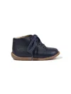 Pom D'api Stand-up Leather Boots In Blue