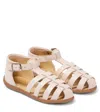 Pom D'api Sandalen Stand Up Strap Aus Leder In Nappa Rose