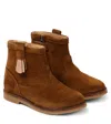 Pom D'api Trip Arty Suede Boots In Brown