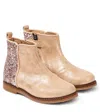 Pom D'api Trip Back Suede Ankle Boots In Beige