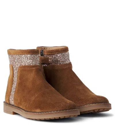 Pom D'api Tripp Trott Suede Boots In Brown