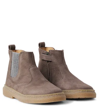 Pom D'api Trix Jodzip Leather Chelsea Boots In Brown