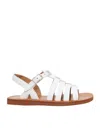 Pom D'api White Spider Sandals In White