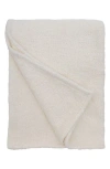 Pom Pom At Home Abby Throw Blanket In Ivory