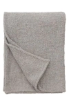 Pom Pom At Home Abby Throw Blanket In Light Grey