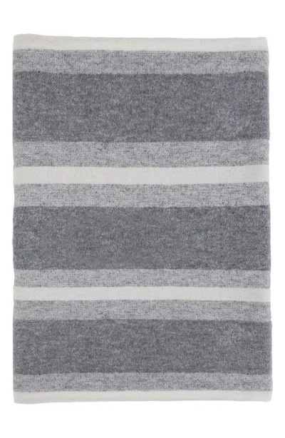 Pom Pom At Home Alpine Stripe Cotton Blanket In Multi