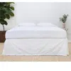 Pom Pom At Home Audrey Bed Skirt, Queen In White