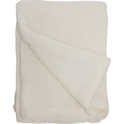 Pom Pom At Home Balboa Blanket In White