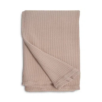 Pom Pom At Home Balboa Waffle Bed Blanket, Queen In Neutral