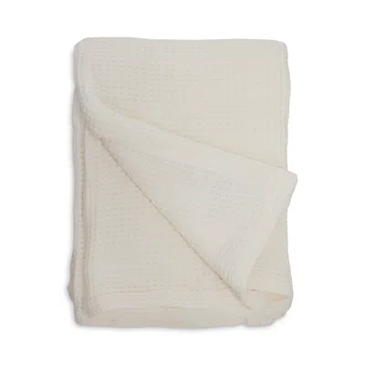 Pom Pom At Home Balboa Waffle Bed Blanket, Twin/twin Xl In Neutral