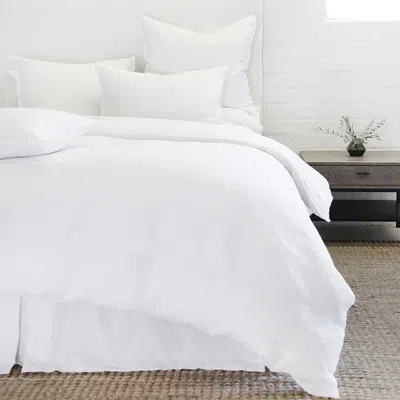 Pom Pom At Home Blair Duvet Cover, King In White