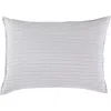 Pom Pom At Home Blake Linen Sham In White/ocean