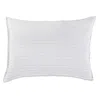 Pom Pom At Home Blake Linen Sham In White/ocean