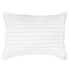 Pom Pom At Home Blake Stripe Linen Sham In White/natural